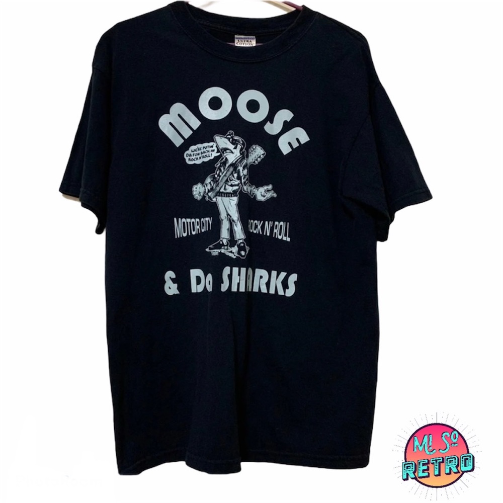 HTF Moose & Da Sharks Band Shirt